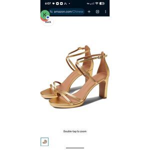 Chinese Laundry Taryn Gold Heels